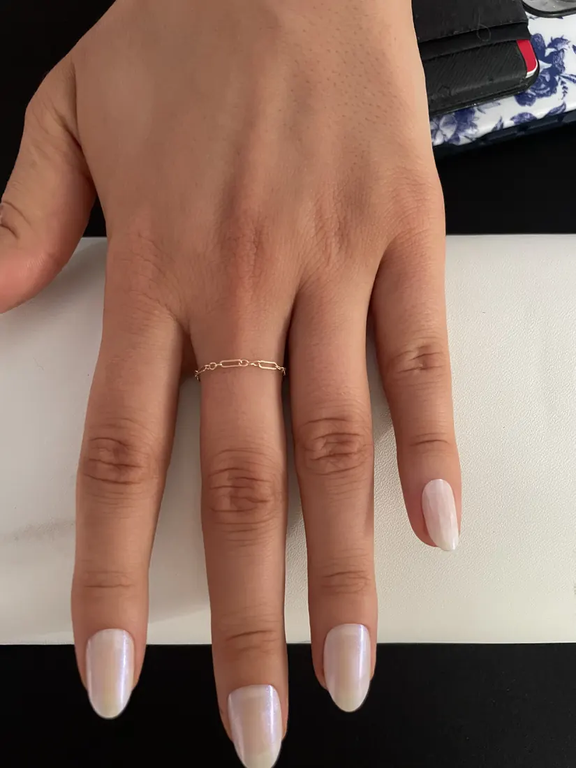 Gold custom fit ring