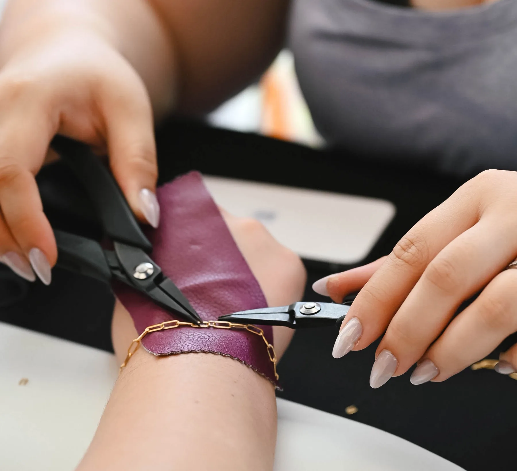 Permanent jewelry appointment